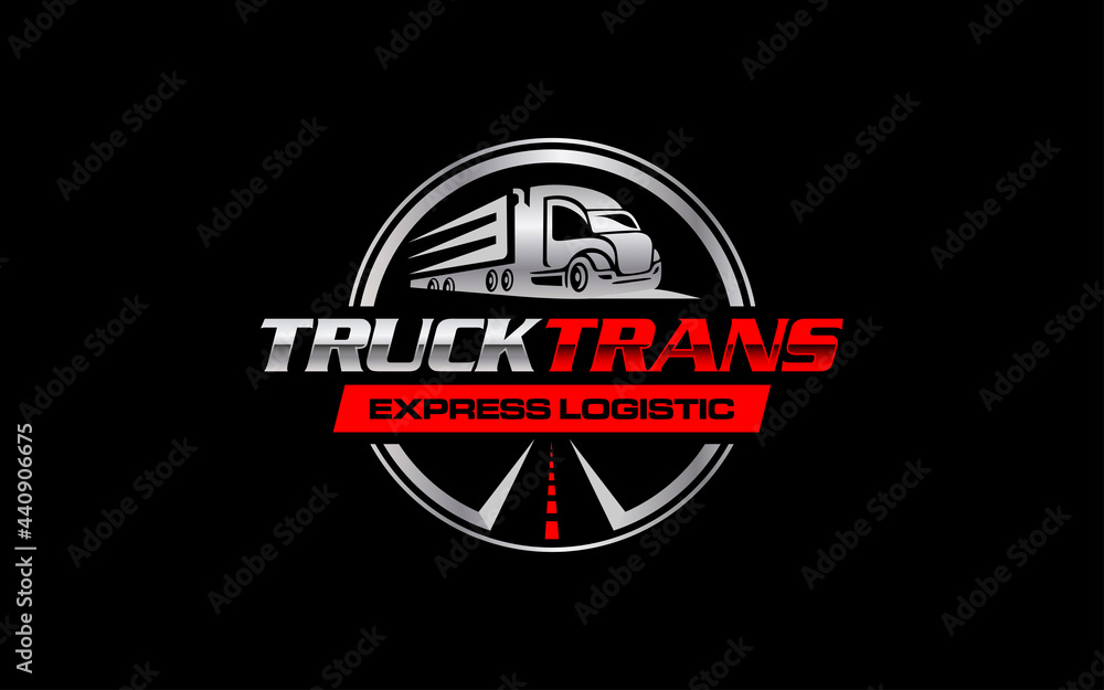 Fototapeta premium Illustration graphic vector of Express logistics and delivery company logo design template