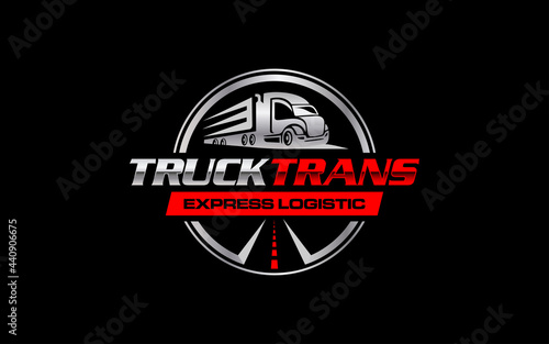 Illustration graphic vector of Express logistics and delivery company logo design template