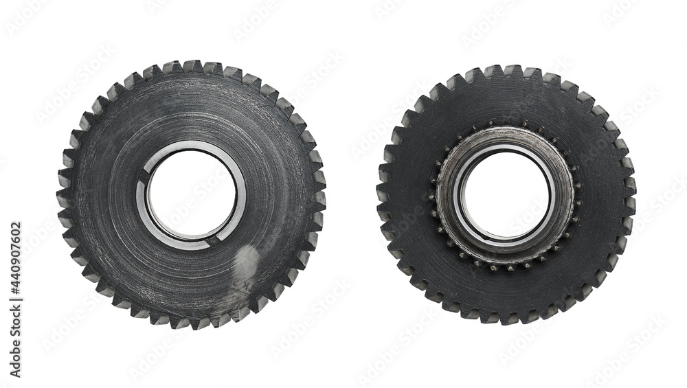 metal gear isolated on white background metal gear isolated on white background