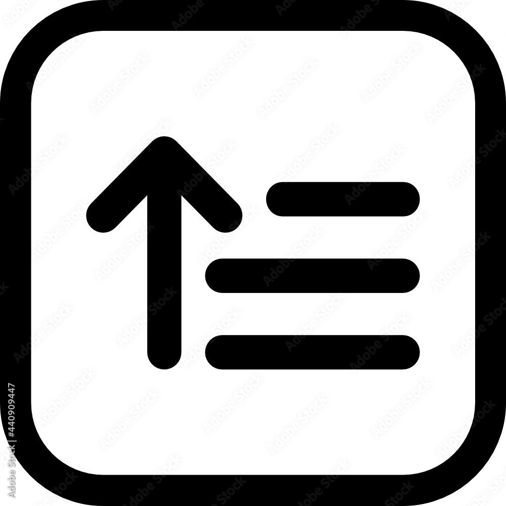 descending icon vector descending icon vector