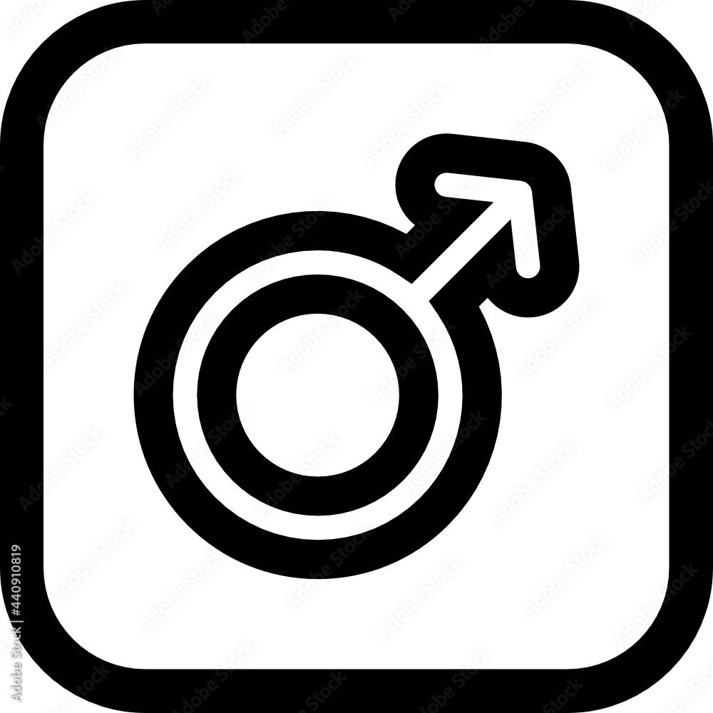 male symbol icon vector male symbol icon vector