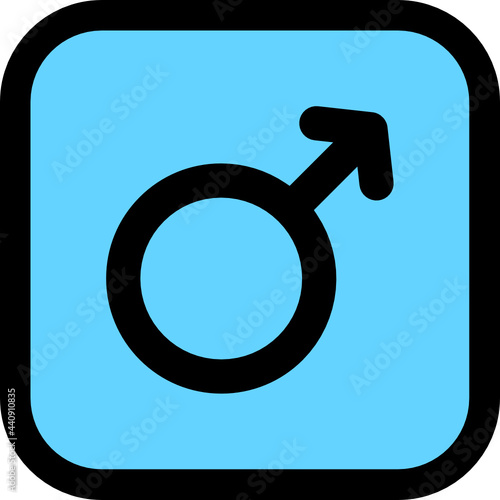 male symbol icon vector