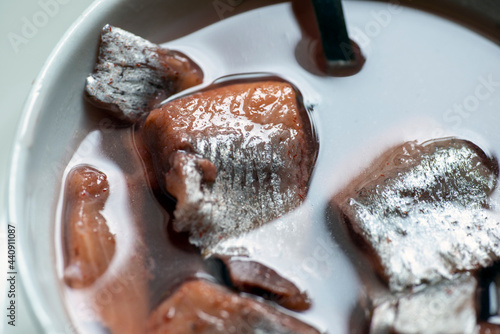 Photography herring in a bowl, nacka,sweden, sverige, stockholm