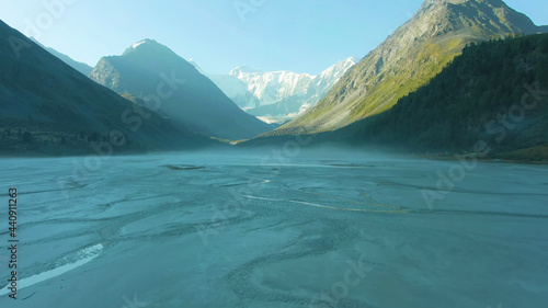 Belukha mountain in Siberia