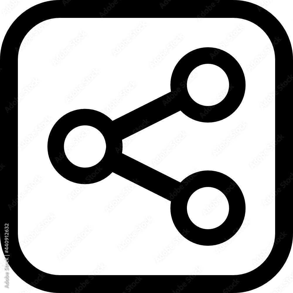 share link icon vector