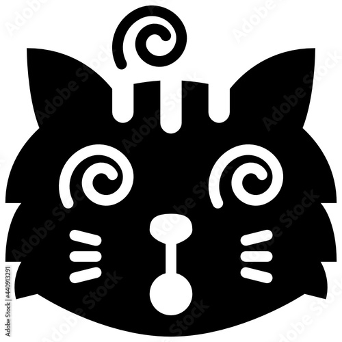 dizzy glyph icon