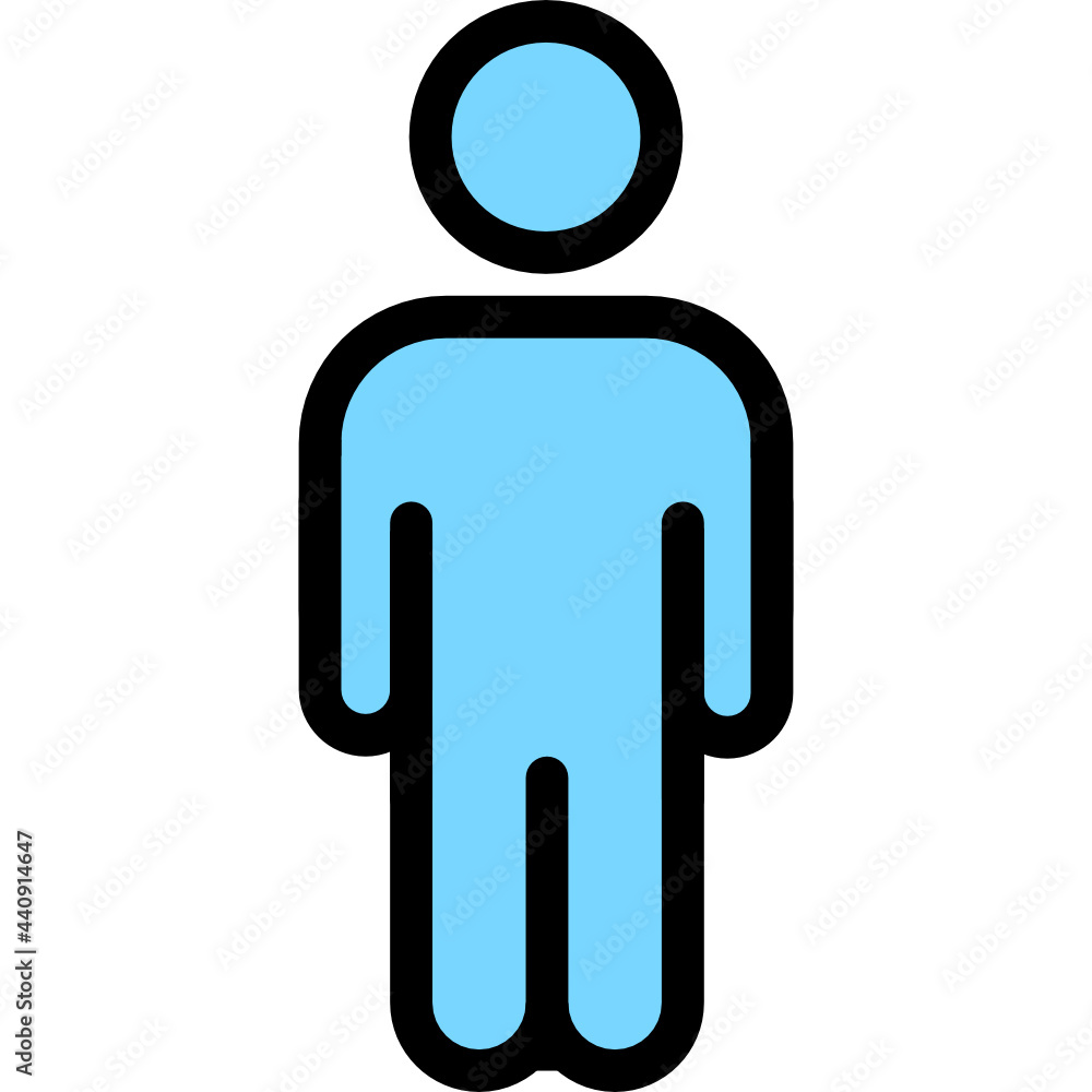 Fototapeta premium man icon vector