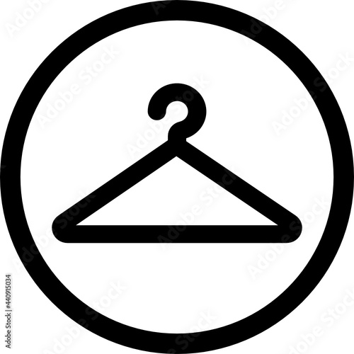 hanger icon vector