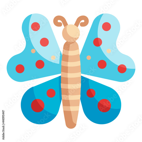 butterfly flat icon