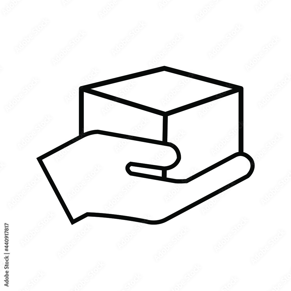 Handle with care icon. symbol of packing. Vector illustration. color editable Handle with care icon. symbol of packing. Vector illustration. color editable