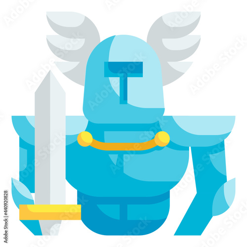 knight flat icon
