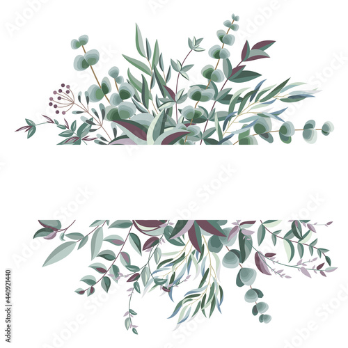 Background with greenery