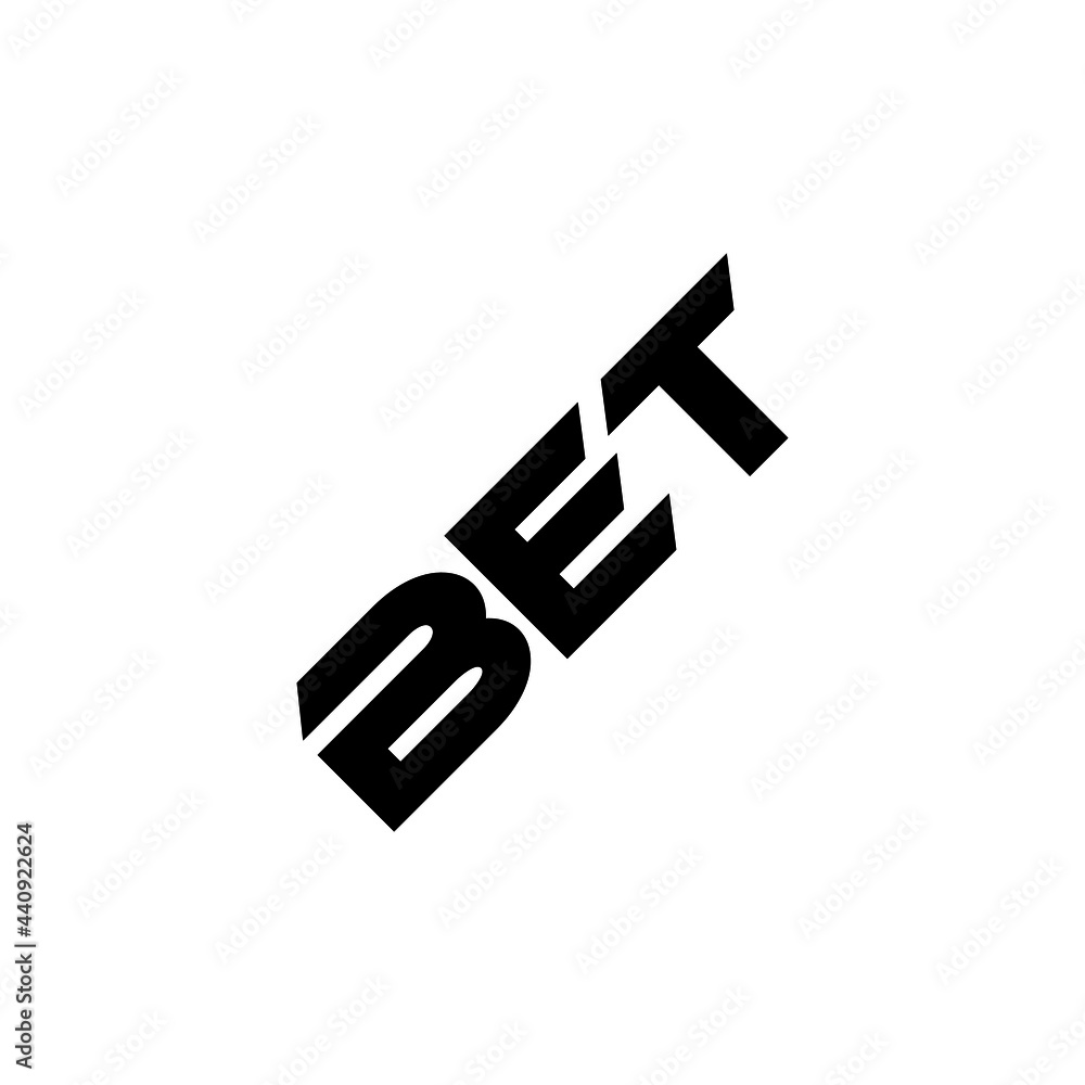 BET letter logo design with white background in illustrator, vector logo modern alphabet font overlap style. calligraphy designs for logo, Poster, Invitation, etc.