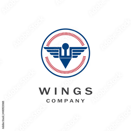 Wing Logo Template vector icon design Free Download Wing Logo Template vector icon design - GFXLoad