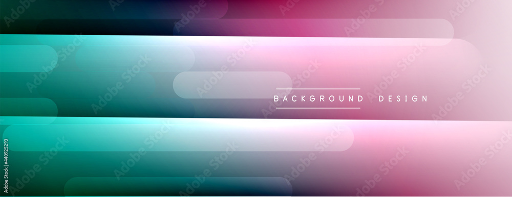 Dynamic lines abstract background. 3D shadow effects and fluid gradients. Modern overlapping forms