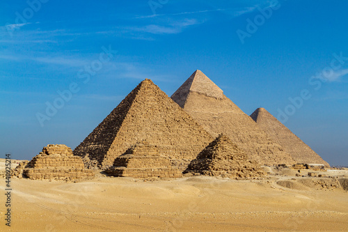 The Pyramids and Sphinx of Giza in Egypt