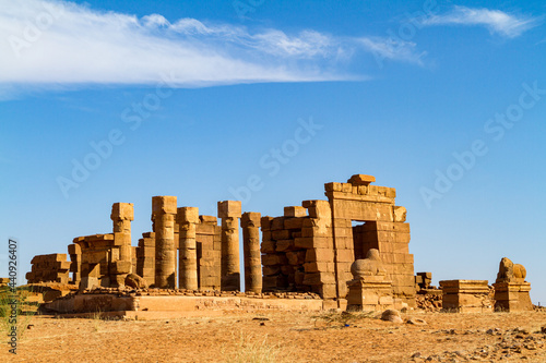The temple ruins of Soleb in Sudan photo