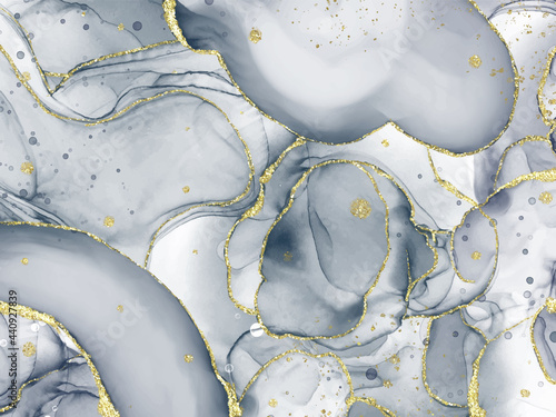 Abstract alcohol ink texture marble style background.