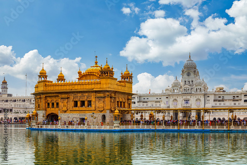 The Golden Temple of Amritsar in India