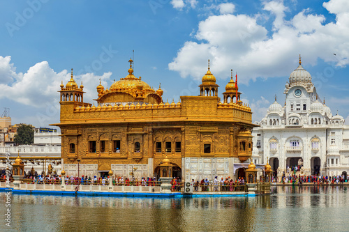 The Golden Temple of Amritsar in India