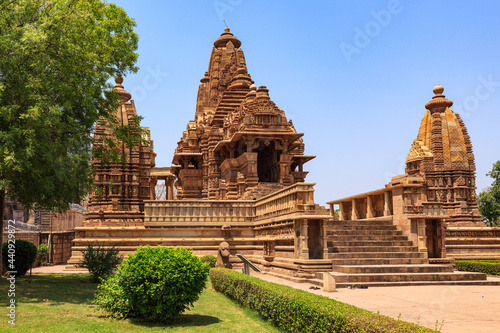 The Temple City of Khajuraho in India photo
