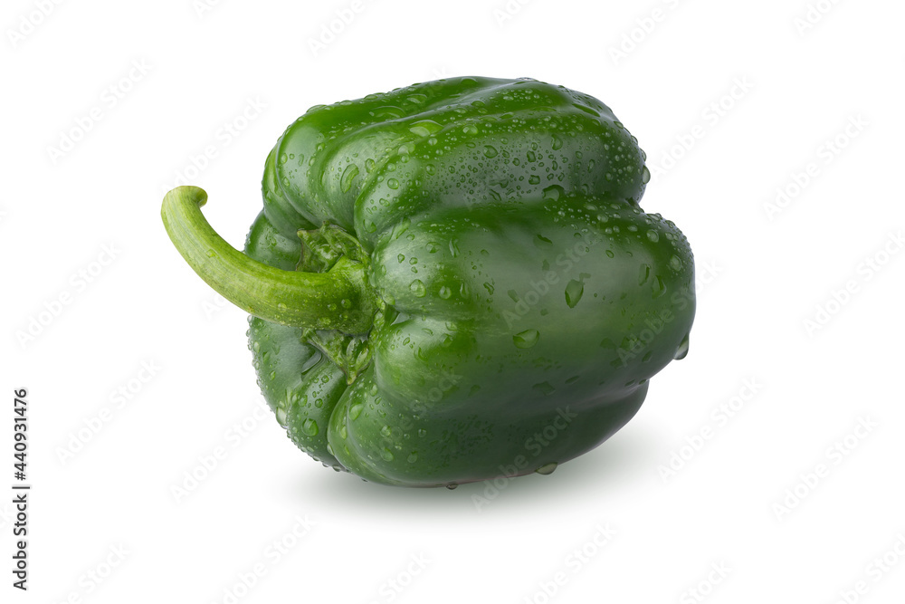 Yellow Bell Pepper isolated on a white background Yellow Bell Pepper isolated on a white background