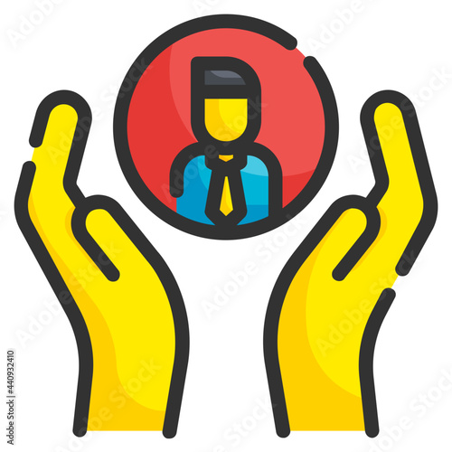 facilitate line icon