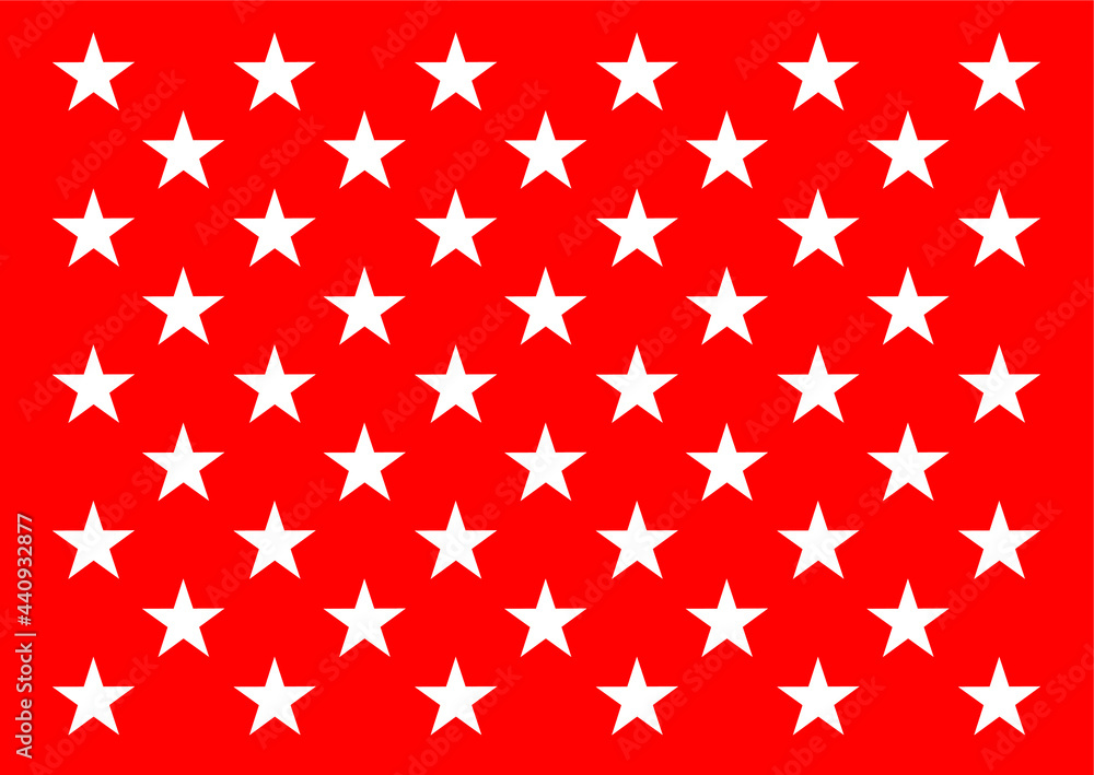 star vector image on red background star vector image on red background