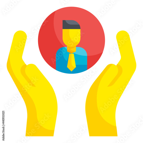facilitate flat icon