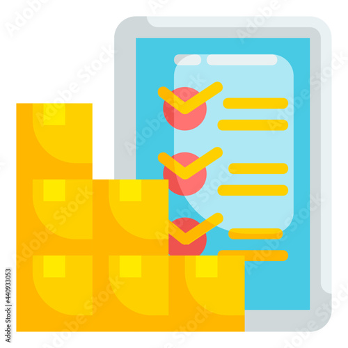 inventory flat icon