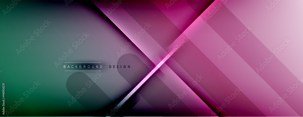 Abstract background. Shadow lines on bright shiny gradient background. Abstract background. Shadow lines on bright shiny gradient background.