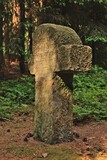 Kamienny krzyż pamięci - koło wioski Czaple na Dolnym Śląsku. Dedykowany 18 letniemu młodzieńcowi zabitemu w tym miejscu w 1760 roku.