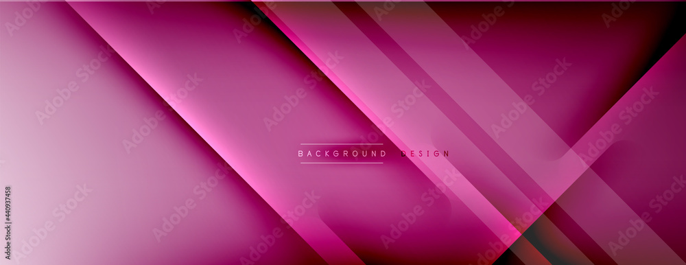 Abstract background - lines composition created with lights and shadows. Technology or business digital template. Trendy simple fluid color gradient abstract background with dynamic Abstract background - lines composition created with lights and shadows. Technology or business digital template. Trendy simple fluid color gradient abstract background with dynamic