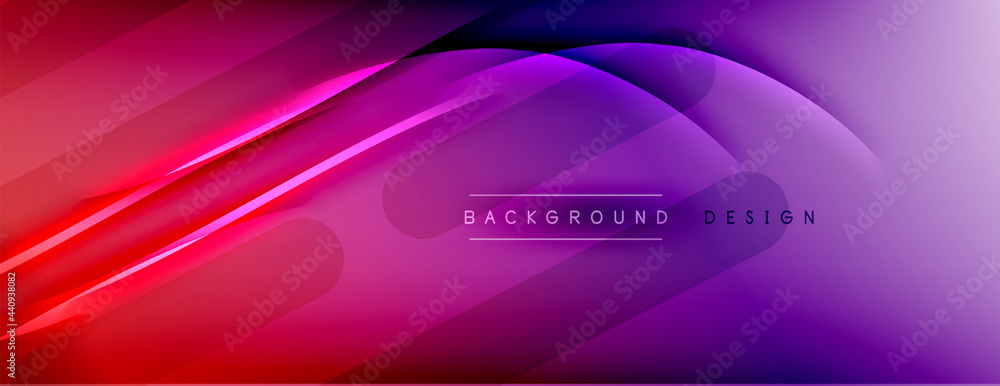 Abstract background - lines composition created with lights and shadows. Technology or business digital template. Trendy simple fluid color gradient abstract background with dynamic Abstract background - lines composition created with lights and shadows. Technology or business digital template. Trendy simple fluid color gradient abstract background with dynamic