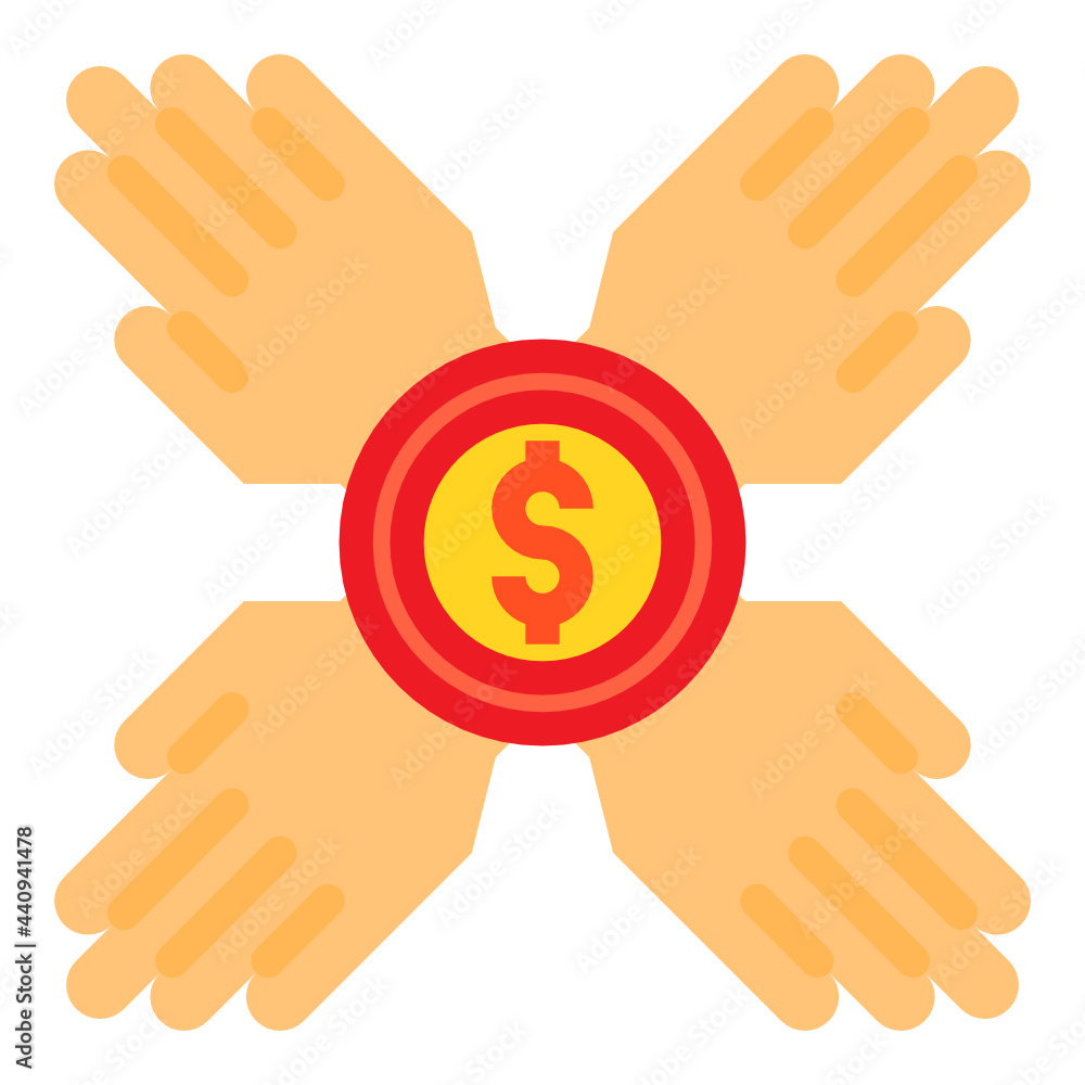 Paticipatation flat icon Paticipatation flat icon