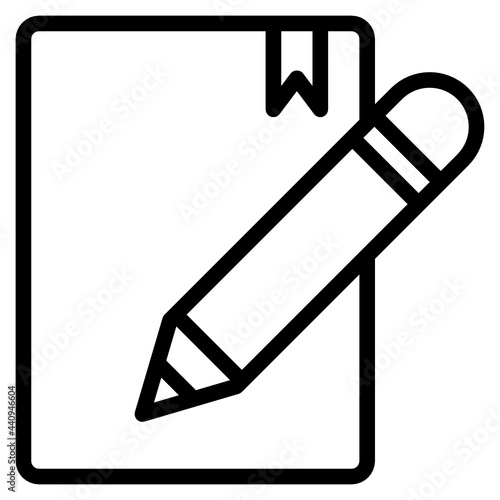 Paper outline icon