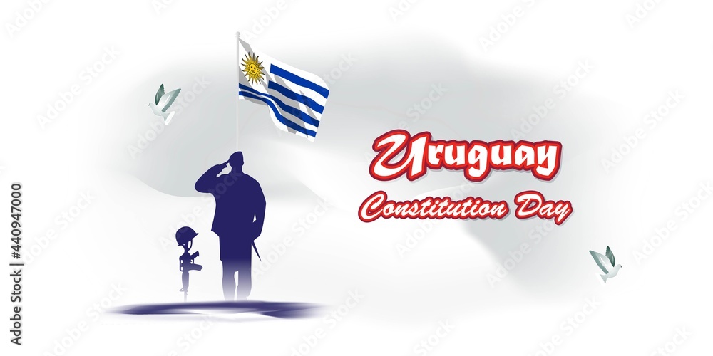 vector illustration for Uruguay constitutional day vector illustration for Uruguay constitutional day