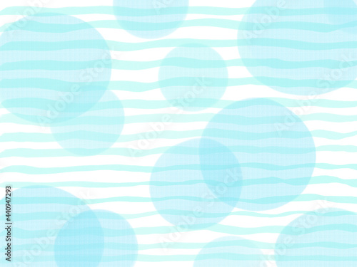 背景素材：水彩風　水玉模様の背景
