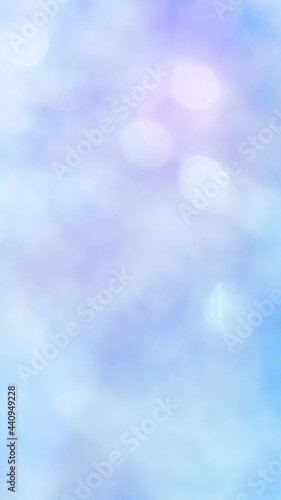 Vertical amazing magic delicate abstract bokeh glare blur background for web design, colorful, blurry, wallpaper warm floral purple lilac blue color
