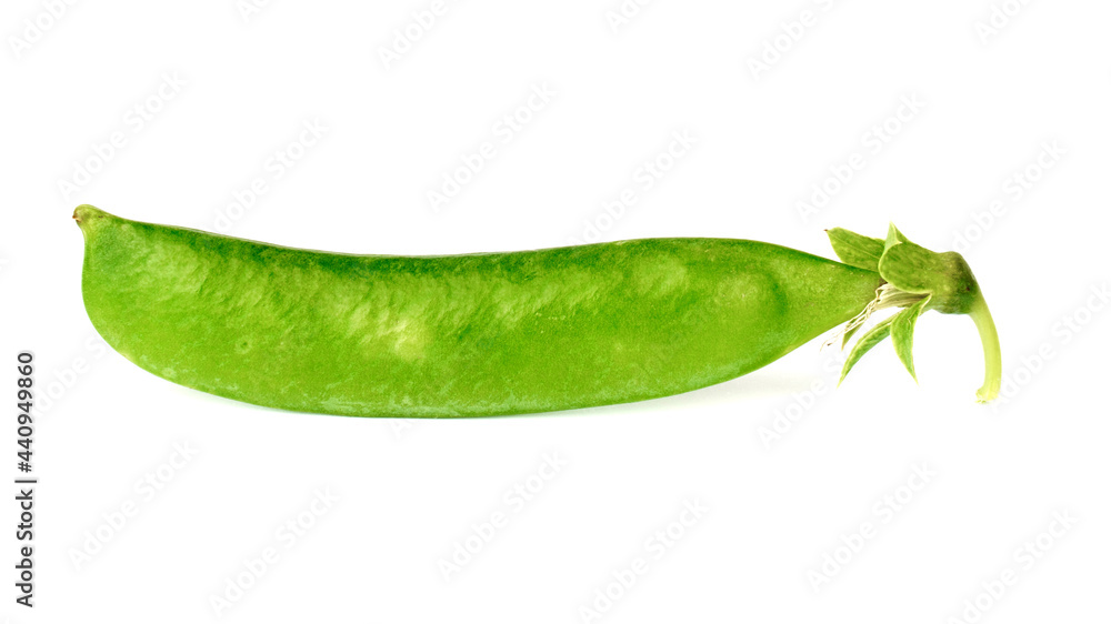 pod of green peas isolated on white background. pod of green peas isolated on white background.