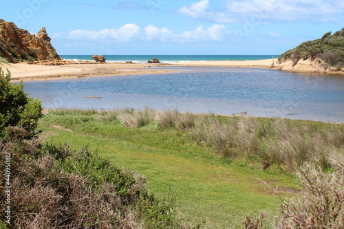 Aireys Inlet along the great ocean road in australia 