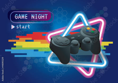 Game zone game icon background vector