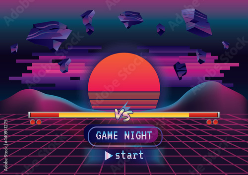 Game zone game icon background vector