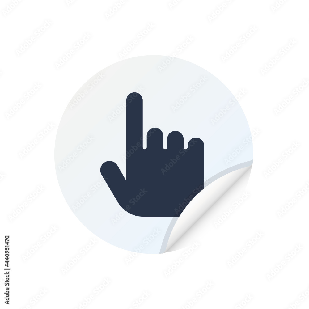 Obraz premium Click - Sticker