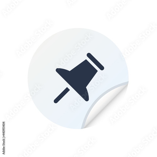 Push Pin - Sticker