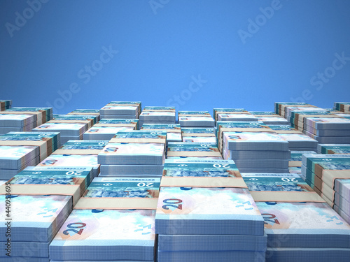 Hong Kong money. Hong Kong dollar banknotes. 20 HKDHSBC dollars bills.