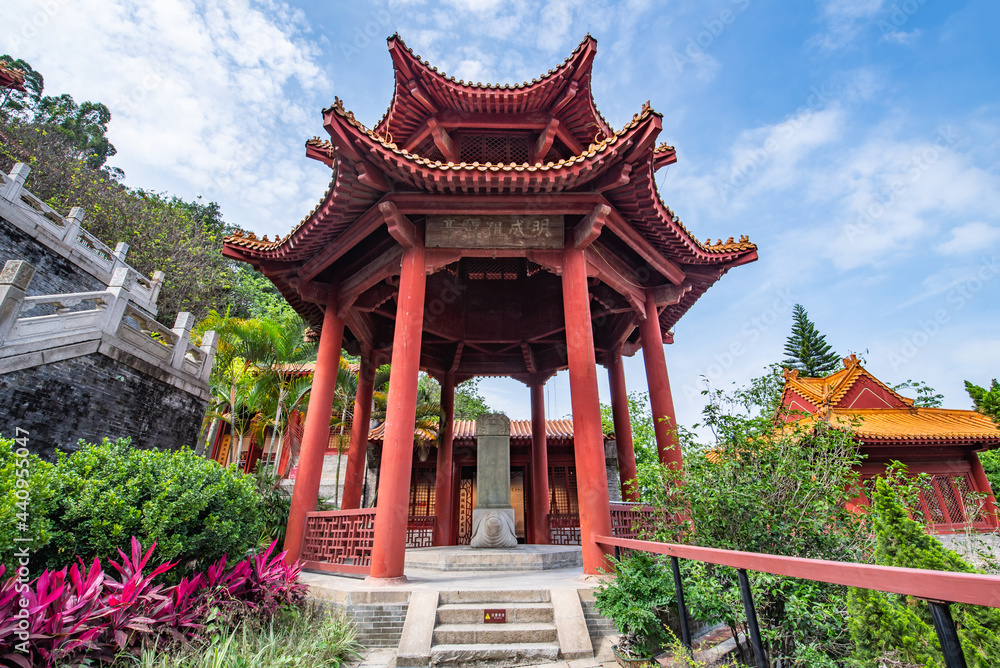 Ancient Towers of Tianhou Palace, Nansha, Guangzhou, China Ancient Towers of Tianhou Palace, Nansha, Guangzhou, China