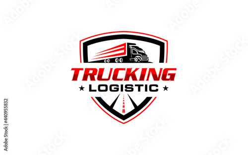 Illustration graphic vector of Express logistics and delivery company logo design template-10