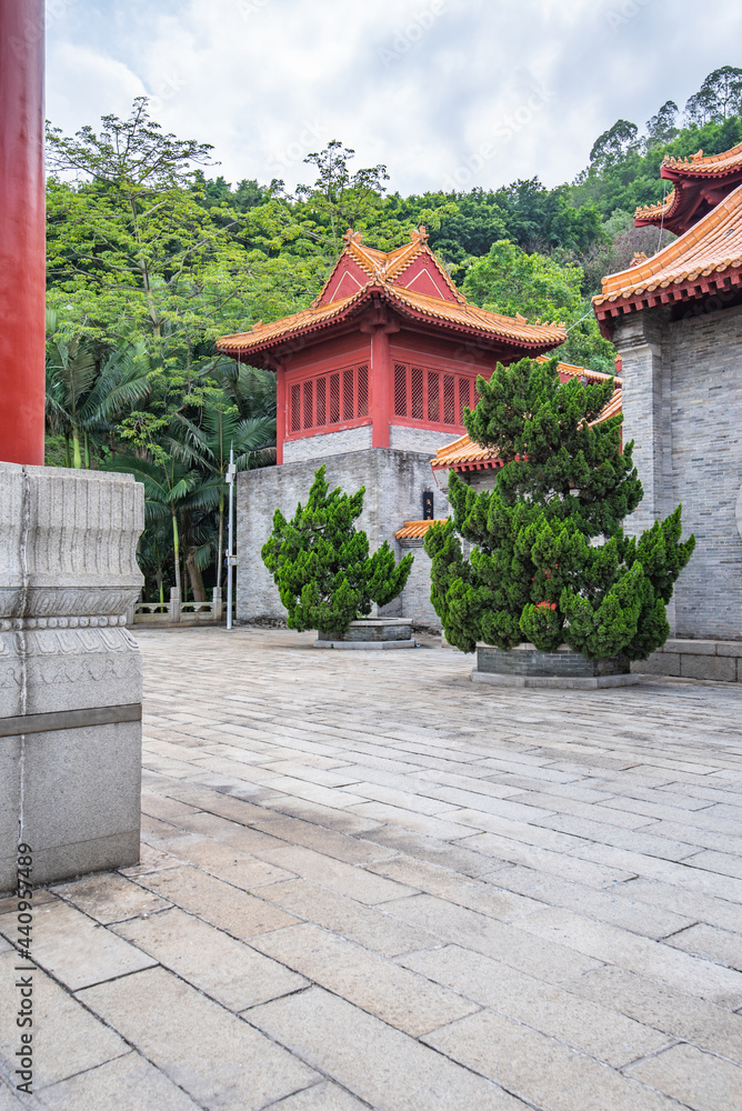 Bell Tower of Tianhou Temple, Nansha, Guangzhou, China Bell Tower of Tianhou Temple, Nansha, Guangzhou, China