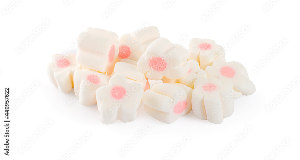 Marshmallows an isolated on white background Marshmallows an isolated on white background
